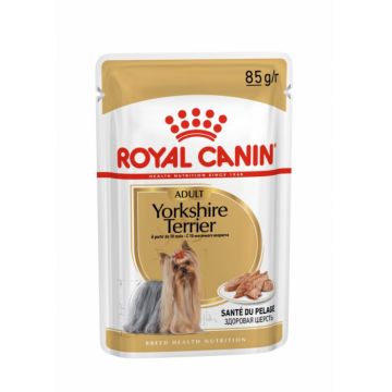 Royal Canin Yorkshire Terrier Adult hrana umeda caine (pate), 12 x 85 g la reducere