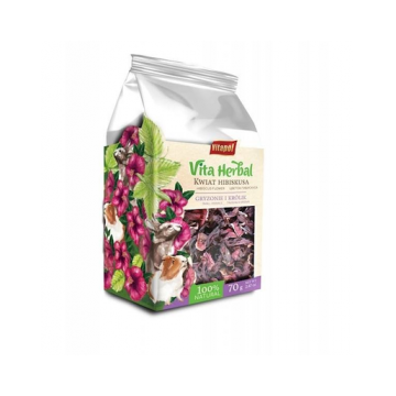 VITAPOL Vita Herbal Hibiscus pentru rozatoare si iepuri 70g