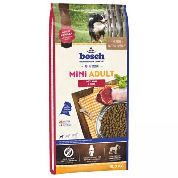 Hrana Uscata Caini BOSCH Adult Mini Miel si Orez 15kg