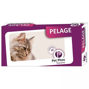 PET PHOS Felin Special Pelage - 36 Tablete