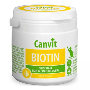 Supliment Nutritiv Pisici CANVIT Biotin 100g