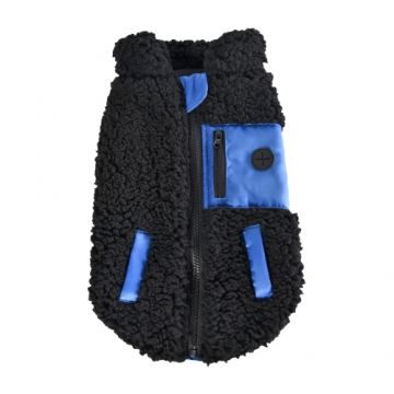 Hainuta caini 4DOG DELUXE Fluffy Gri Inchis 30 cm