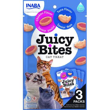 Recompense Pisici CHURU Bites Ton si Pui 11,3 GR x 3 Buc