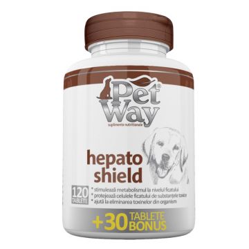 Supliment nutritiv PETWAY Shield - Tablete 120+30 BONUS