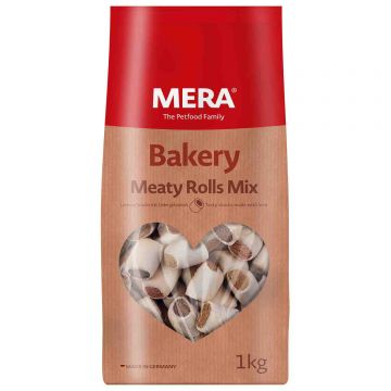 Biscuiti Caini MERA Meaty Rolls 1kg