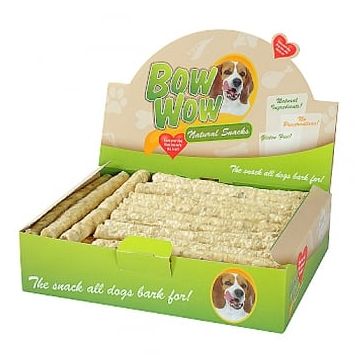 Bow Wow Natural Stick cu Vita si Organe de Vita, 22 cm, 50 buc