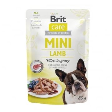 BRIT Care Mini, XS-S, File Miel, plic hrană umedă câini, (în sos), 85g