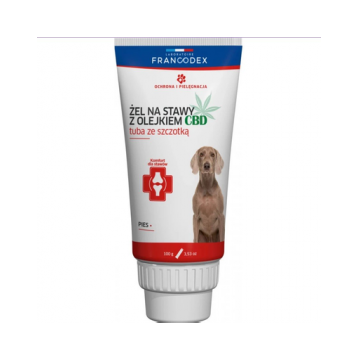 FRANCODEX Gel pentru caini, pentru articulatii, cu ulei CBD 100 g