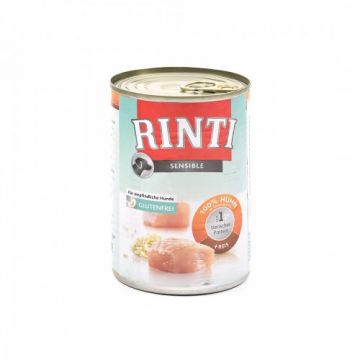 Hrana Umeda Caini RINTI Sensible Pui si Orez 400 GR