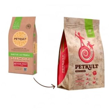 PETKULT Sensitive Care Adult Medium Breed, M, Miel și orez brun, hrană uscată câini, alergii, 12kg