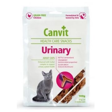 Snack pentru Pisici Canvit Health Care Snack Urinary, 100 g