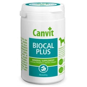 Supliment Nutritiv pentru Caini Canvit Biocal Plus, 500 g