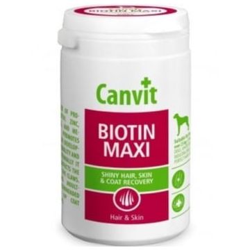 Supliment Nutritiv pentru Caini Canvit Biotin Maxi, 230 g
