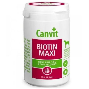 Supliment Nutritiv pentru Caini Canvit Biotin Maxi, 500 g