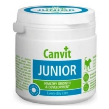 Supliment Nutritiv pentru Caini Canvit Junior, 100 g