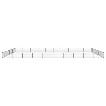 vidaXL Țarc câini 36 panouri negru 100x50 cm oțel vopsit electrostatic
