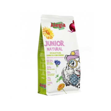 ALEGIA Junior Natural Hrana pentru porcusori de guineeea juniori