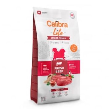 CALIBRA Life Senior Small, XS-S, Vită, hrană uscată monoproteică câini senior, 6kg