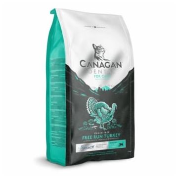 CANAGAN Dental, Curcan, hrană uscată fără cereale pisici junior & adult, sensibilități dentare, 1.5kg