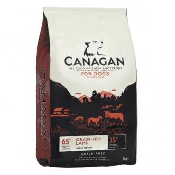 CANAGAN Grass Fed Lamb, XS-XL, Miel, hrană uscată fără cereale câini junior & adult, 12kg