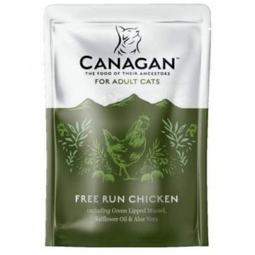 CANAGAN, Pui, plic hrană umedă fără cereale pisici, (în supă), 85g