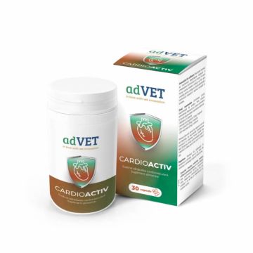 Cardioactiv advet - supliment, flacon 30 capsule de firma original