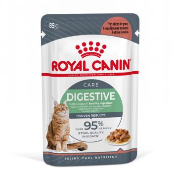 Hrană Umedă Pisici, ROYAL CANIN Feline Care Nutrition Digestive Care, 85g, In Sos