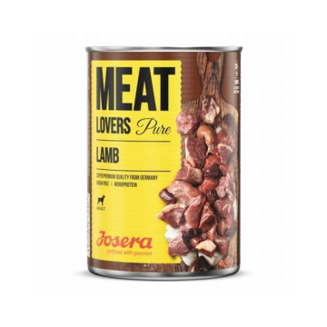 JOSERA Meatlovers pure Conserva hrana caini, cu miel 800g