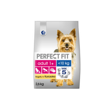 PERFECT FIT Perfect Fit Hrana uscata pentru caini talie mica, cu pui 2,6kg x3
