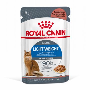 Royal Canin Feline LIGHT WEIGHT CARE GRAVY, 12 plicuri x 85 g ieftina