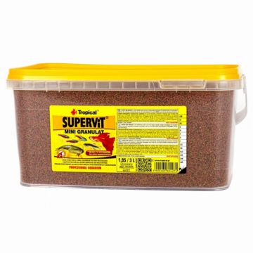 SUPERVIT mini granulat, Tropical Fish, 3L 1.95 kg de firma originala