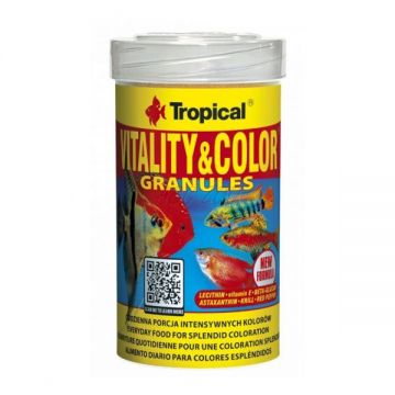 VITALITY COLOR GRANULAT Tropical Fish, 100ml 55g ieftina