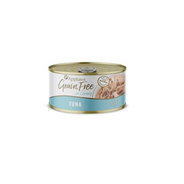 APPLAWS Cat Hrana umeda pentru pisici, cu ton in sos 24x70 g