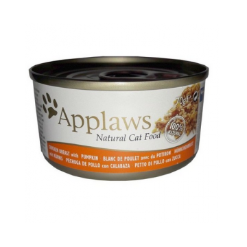 APPLAWS Cat Hrana umeda pisici adulte, cu pui si dovleac 24x70 g