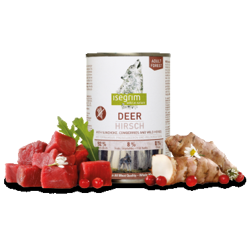 Hrana umeda, Isegrim Dog Adult Deer, 800 g ieftina