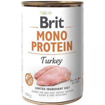 Hrana umeda pentru caini Brit Care Mono Protein Curcan 400g