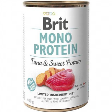 Hrana umeda pentru caini Brit Care Mono Protein Ton&Cartof Dulce 400g