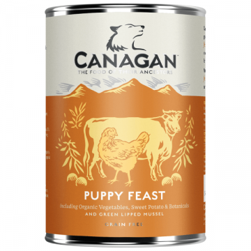 Hrana umeda pentru caini Canagan Grain Free Puppy Feast 400g