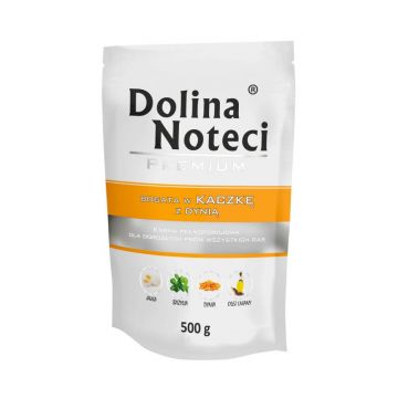 Hrana umeda pentru caini Dolina Noteci cu rata si dovleac 500 g