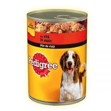 Hrana umeda pentru caini Pedigree Vita in Aspic 400g