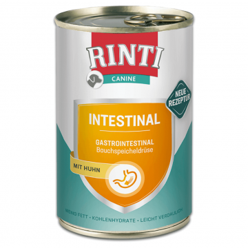 Hrana umeda pentru caini Rinti Diet Intestinal cu pui 400 g