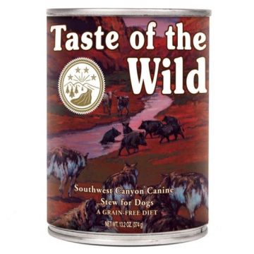 Hrana umeda pentru caini Taste of the wild Southwest Canyon 390 g