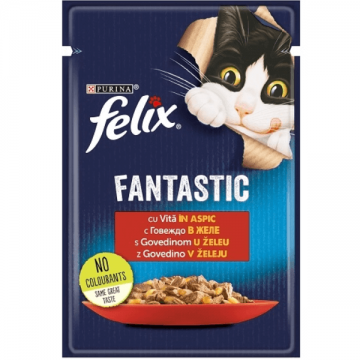 Hrana umeda pentru pisici Felix Fantastic Vita 85g ieftina