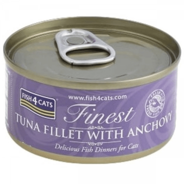 Hrana umeda pentru pisici Fish4Cats Finest File Ton&Ansoa 70g ieftina