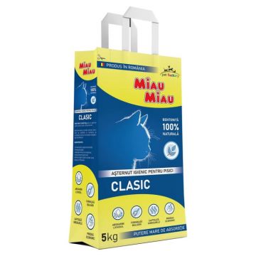 Asternut Igienic pentru Pisici MIAU MIAU Clasic 5KG