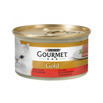 Hrana umeda pentru pisici Gourmet Gold Mousse Vita 85g