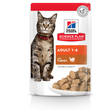 Hrana umeda pentru pisici Hill's Adult cu curcan 85g