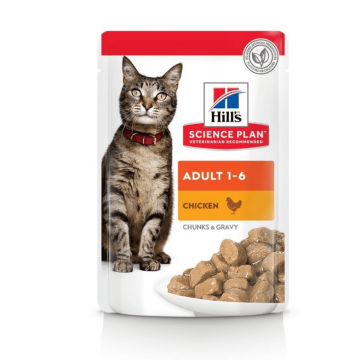 Hrana umeda pentru pisici Hill's Adult cu pui 85g
