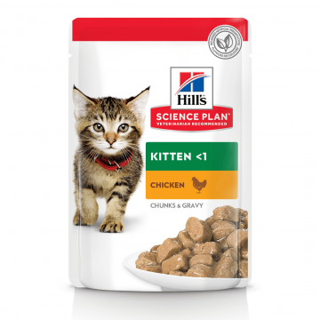 Hrana umeda pentru pisici Hill's Kitten cu pui 85g