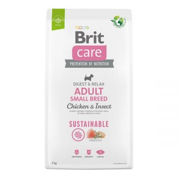 Hrana Uscata Caini BRIT CARE Sustainable Adult Small Breed 7 KG